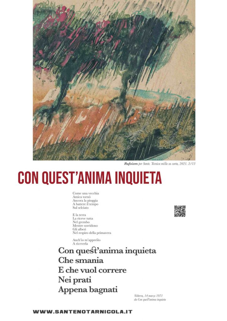 CON QUEST'ANIMA INQUIETA Manifesto Sante Notarnicola